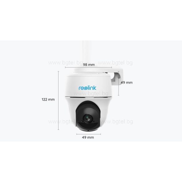 4MP 4G Въртяща се (PT) IP Камера в комплект със соларен панел - REOLINK GO PT PLUS 