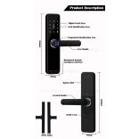 TTLock СМАРТ БРАВА ЗА ДЪРВЕНИ ИЛИ МЕТАЛНИ ВРАТИ