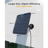 СЛЪНЧЕВ ПАНЕЛ 2 ЗА КАМЕРИ С БАТЕРИИ - ЧЕРЕН