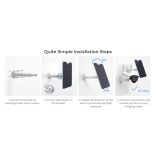 СЛЪНЧЕВ ПАНЕЛ 2 ЗА КАМЕРИ С БАТЕРИИ - БЯЛ