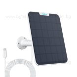 Solar Panel 3 - СЛЪНЧЕВ ПАНЕЛ 2 ЗА КАМЕРИ С БАТЕРИИ (12W) - БЯЛ
