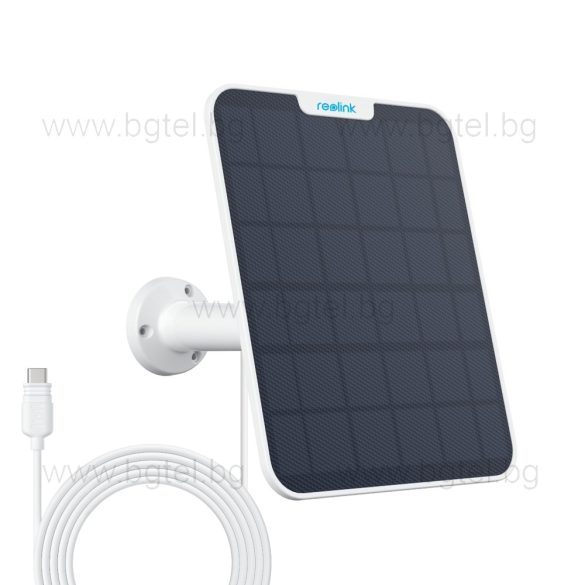 Solar Panel 3 - СЛЪНЧЕВ ПАНЕЛ 2 ЗА КАМЕРИ С БАТЕРИИ (12W) - БЯЛ
