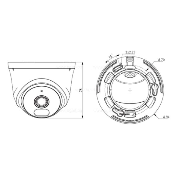 TC-C320N Spec:AK/I3W/E/Y/C/2.8mm/V2.0 (Colormaker)