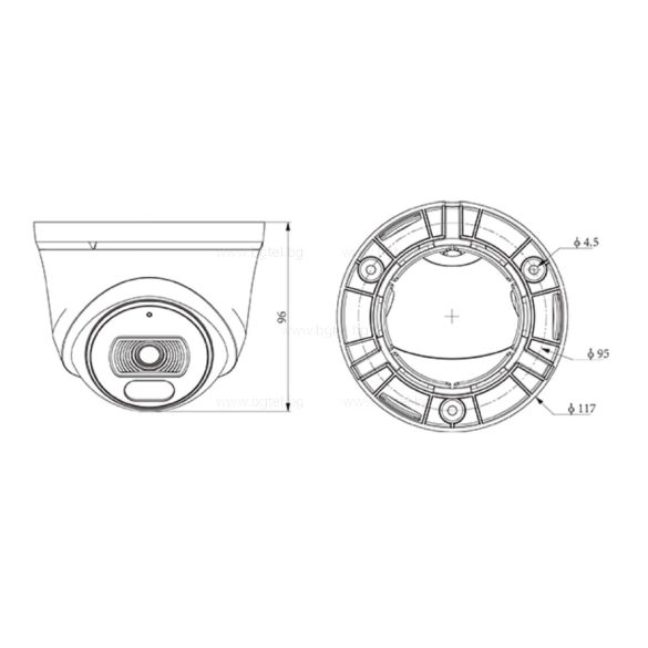 TC-C320N - 2MP Fixed Turret Camera