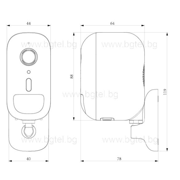 TC-C32CN - 2MP Fixed Wi-Fi Bullet Camera