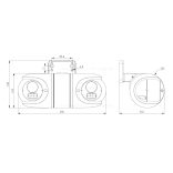 TC-C32RN - Dual 2MP Fixed IR Bullet Camera