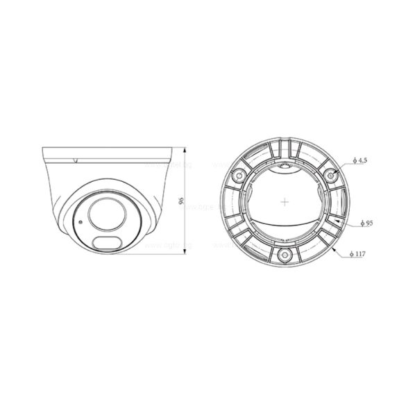TC-C34HN -  4MP Fixed IR Turret Camera