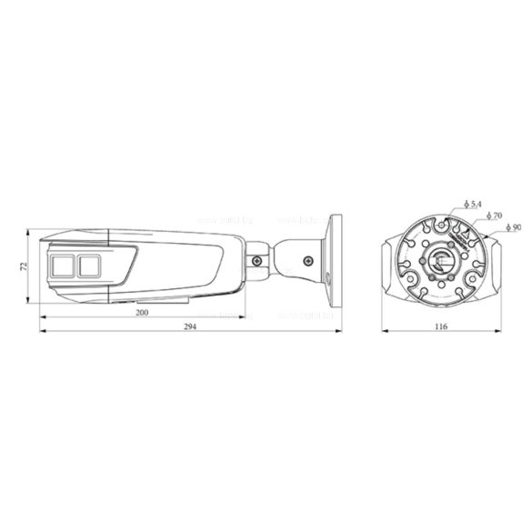 TC-C382V - 8MP Панорамна IP камера 180° 