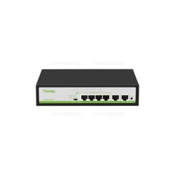   TC-P3S06 - 6 портов PoE суич (·4*10/100Mbps PoE Ports + 2*10/100Mbps)