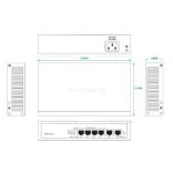 TC-P3S06 - 6 портов PoE суич (·4*10/100Mbps PoE Ports + 2*10/100Mbps)