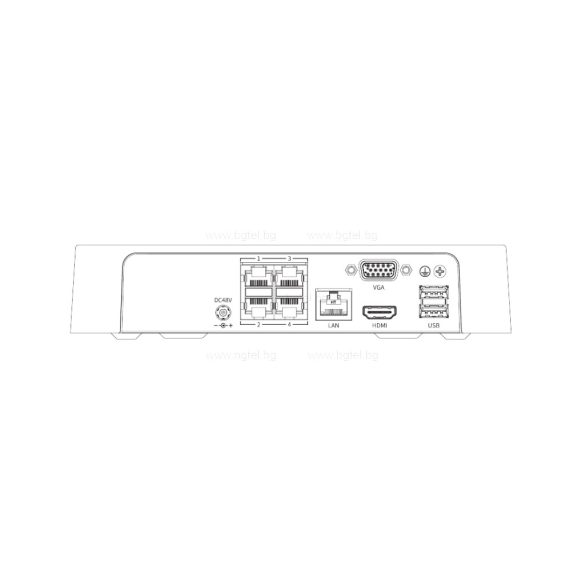 TC-R3105 - 5 канален PoE NVR H.265 1HDD 5ch PSE