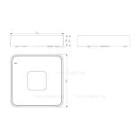 TC-R3108 - 8 канален NVR - 8 PoE порта - H.265 1HDD 8ch PSE