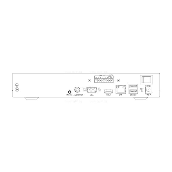 TC-R3110 - 10 канален NVR - H.265 1HDD 10ch