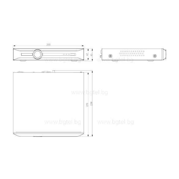 TC-R3110 - 10 канален  PoE NVR - H.265 1HDD 10ch