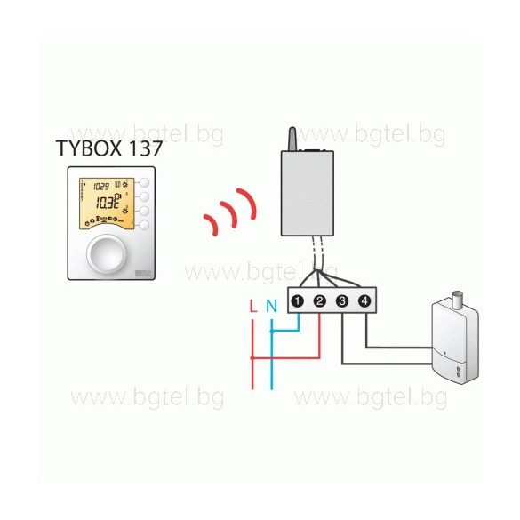 БЕЗЖИЧЕН ПРОГРАМИРУЕМ ТЕРМОСТАТ DELTA DORE TYBOX 137+