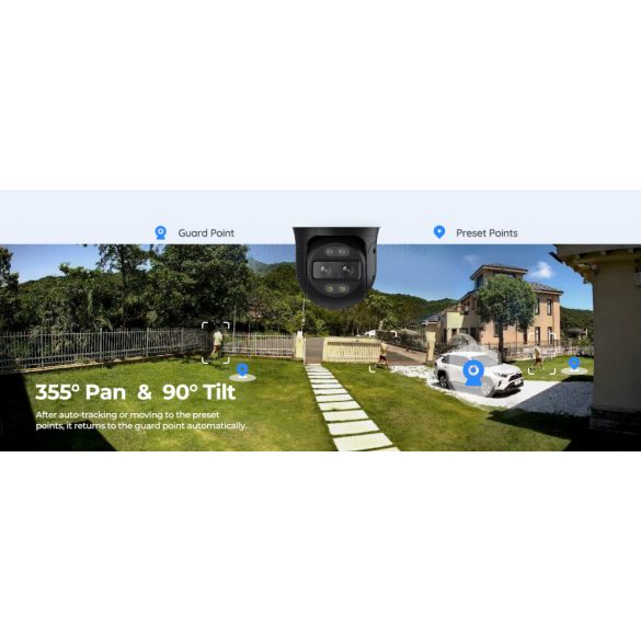 TrackMix P760 / TrackMIX PoE - 4K (8MP) PoE панорамна (DUAL Lens) PTZ IP камера