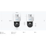 TrackMIX WIFI - 4К (8MP) Безжична WIFI панорамна (DUAL Lens) PTZ IP камера