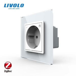 Механизъм управляем контакт ZigBee бял LIVOLO VL-C1EUZ-11