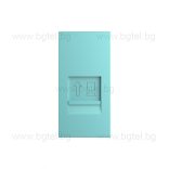 Механизъм единична компютърна розетка 1/2 - ЗЕЛЕН - LIVOLO VL-C7-1C-18