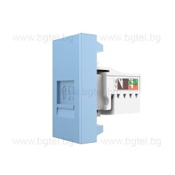   Механизъм единична компютърна розетка 1/2 - СИН - LIVOLO VL-C7-1C-19