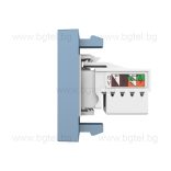 Механизъм единична компютърна розетка 1/2 - СИН - LIVOLO VL-C7-1C-19