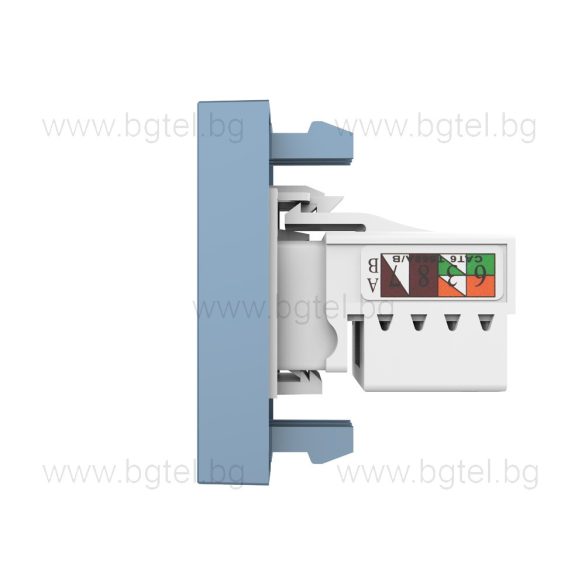 Механизъм единична компютърна розетка 1/2 - СИН - LIVOLO VL-C7-1C-19