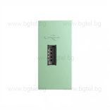 МЕХАНИЗЪМ ЕДИНИЧЕН USB МОДУЛ 1/2 - ЗЕЛЕН - LIVOLO VL-C7-1USB-18
