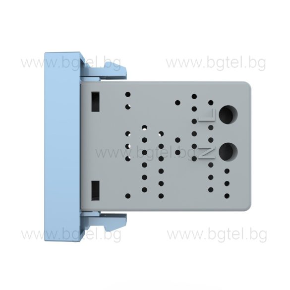 МЕХАНИЗЪМ ЕДИНИЧЕН USB МОДУЛ 1/2 - СИН - LIVOLO VL-C7-1USB-19