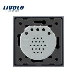 LIVOLO ЕДИНИЧЕН СЕНЗОРЕН КЛЮЧ С КРИСТАЛЕН ПАНЕЛ СИН VL-C7-C701+C1-19