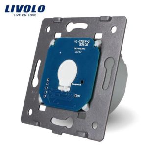 Сензорен механизъм за единичен ключ димер с дистанционен контрол LIVOLO VL-C7-C701DR