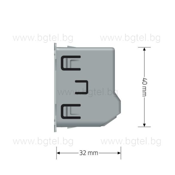 Сензорен механизъм за девиаторен димер LIVOLO EC ZIGBEE, VL-C7-C701SDZ2/VL-FC1SDZ2-2GSTL