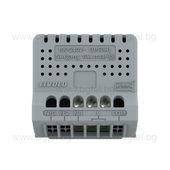 СЕНЗОРЕН МЕХАНИЗЪМ ЗА ЕДИНИЧЕН КЛЮЧ LIVOLO ZIGBEE VL-C7-C701Z2/VL-FC1Z2-2GSTL