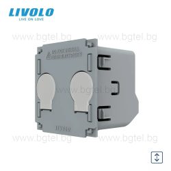   Сензорен механизъм за двоен девиаторен ключ LIVOLO VL-C7-C702S / FC2S