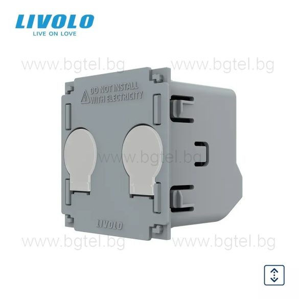 Сензорен механизъм за двоен девиаторен ключ LIVOLO VL-C7-C702S / FC2S