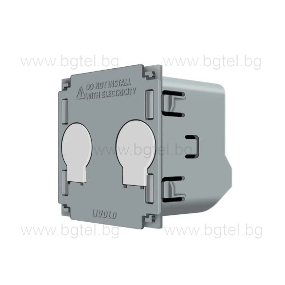 Механизъм за двоен ключ със сух контакт захранване 12V/24V LIVOLO VL-C702C