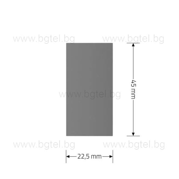 ПРАЗЕН МОДУЛ 1/2 - СИВ - VL-FCMB-1IP