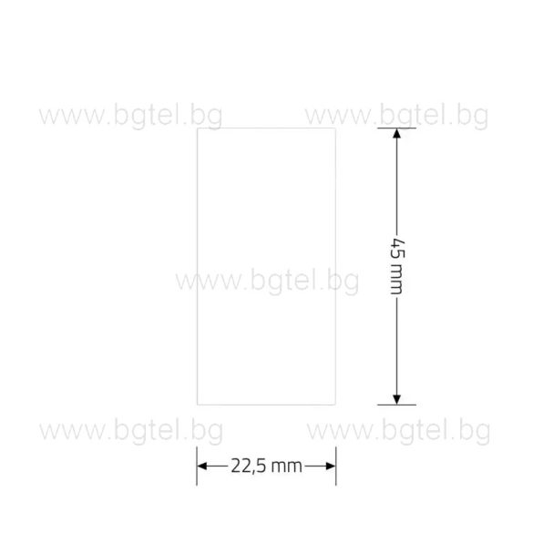 ПРАЗЕН МОДУЛ 1/2 - БЯЛ - VL-FCMB-1WP