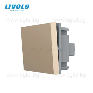 МЕХАНИЗЪМ ЗА ЕДИНИЧЕН КРЪСТАТ КЛЮЧ LIVOLO - ЗЛАТИСТ - VL-FCMM10A-2AP