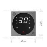 Механизъм терморегулатор SMART - ZIGBEE - СИВ - VL-FCQ1Z2-2IP