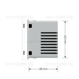 Механизъм терморегулатор SMART - ZIGBEE - БЯЛ - VL-FCQ1Z2-2WP