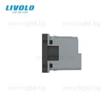 Механизъм управляем контакт ZigBee - ЧЕРЕН - LIVOLO VL-FCTC16AZ-2BP