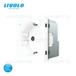 Механизъм управляем контакт ZigBee - БЯЛ - LIVOLO VL-FCTC16AZ-2WP