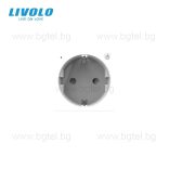 Механизъм управляем контакт ZigBee - БЯЛ - LIVOLO VL-FCTC16AZ-2WP