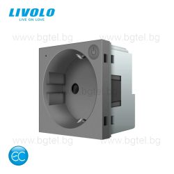   Механизъм управляем контакт ZigBee - СИВ - LIVOLO VL-FCTC16AZ-2IP