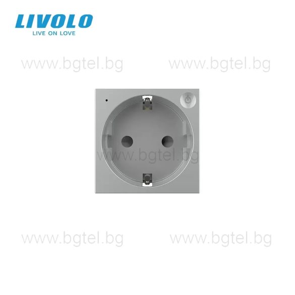 Механизъм управляем контакт ZigBee - СИВ - LIVOLO VL-FCTC16AZ-2IP