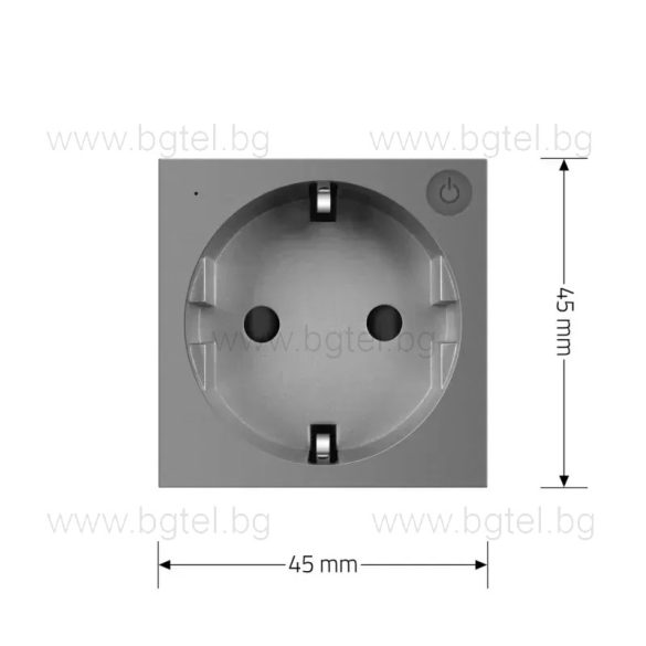 Механизъм управляем контакт ZigBee - СИВ - LIVOLO VL-FCTC16AZ-2IP