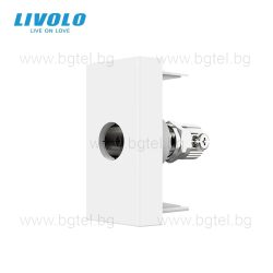   Механизъм единична TV розетка 1/2 - БЯЛ - LIVOLO C7-1V-11 / VL-FCTV-1WP