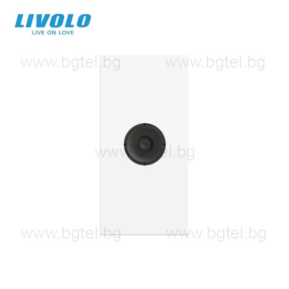 Механизъм единична TV розетка 1/2 - БЯЛ - LIVOLO C7-1V-11 / VL-FCTV-1WP