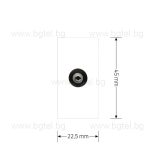 Механизъм единична TV розетка 1/2 - БЯЛ - LIVOLO C7-1V-11 / VL-FCTV-1WP