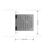 МЕХАНИЗЪМ ЕДИНИЧЕН USB МОДУЛ 1/2 - БЯЛ - LIVOLO VL-C7-1USB-11 / VL-FCUA-1WP